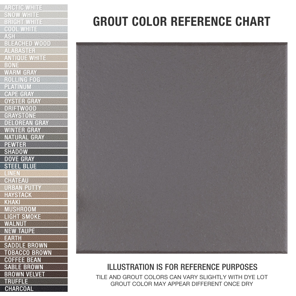 Quarry Black 6 in. x 6 in. Ceramic Floor and Wall Tile