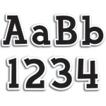 Creative Teaching Press&reg; Fancy Black 4" Designer Letters, 210 Pieces CTP1894