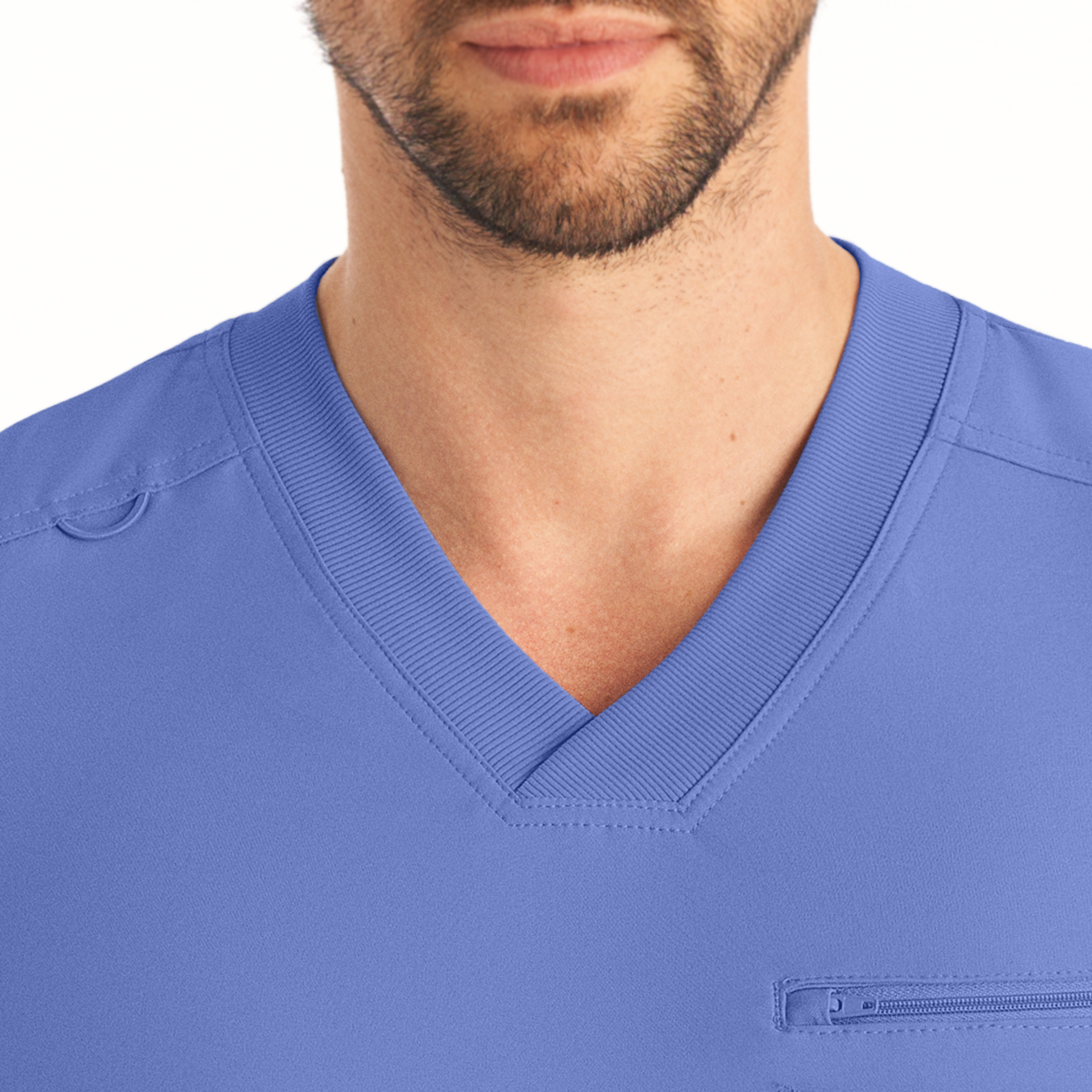 Landau Forward Men&#8216;s 2-Pocket V-Neck Scrub Top-Landau