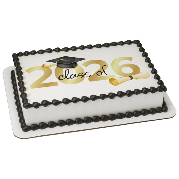 Traditional Grad 2026 PhotoCake® Edible Image®