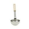 3-ounce solid round Spoodle® utensil with ivory Grip ‘n Serv® handle
