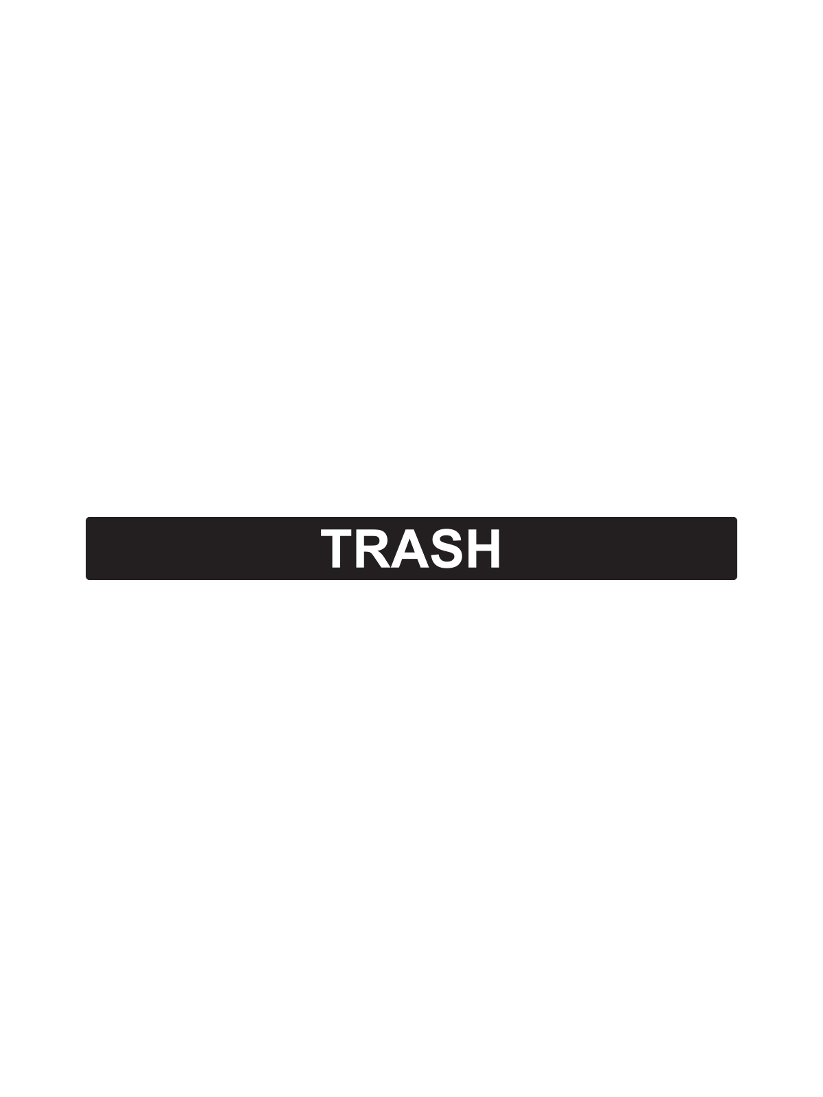 OCTO – Label – Trash – Black