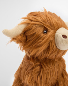 Giocattolo per cani a forma di mucca delle Highland 