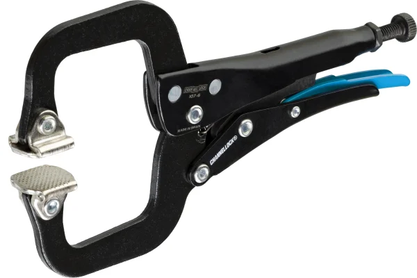 107-6 6-inch C-Clamp Locking Pliers w/ Swivel Pads