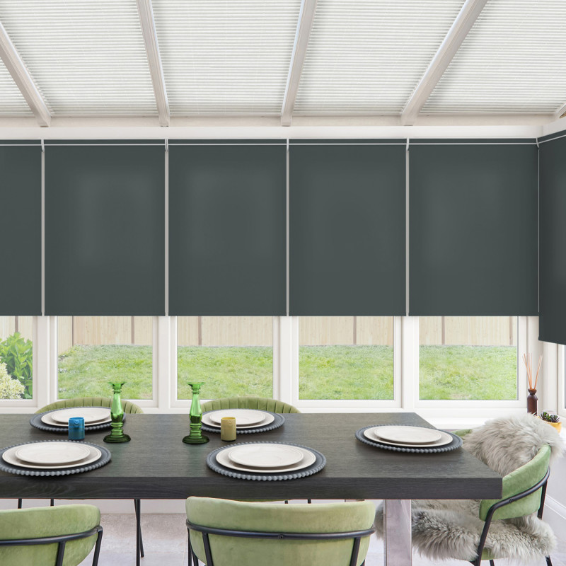 Acacia Graphite Roller Blind