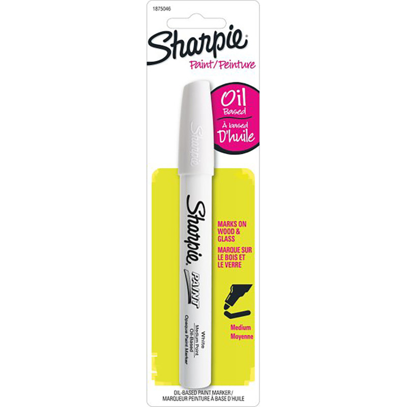 Oil-Based Paint Marker, Medium Tip, White