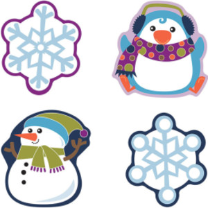 Winter Mix Cut-Outs, Pack of 36