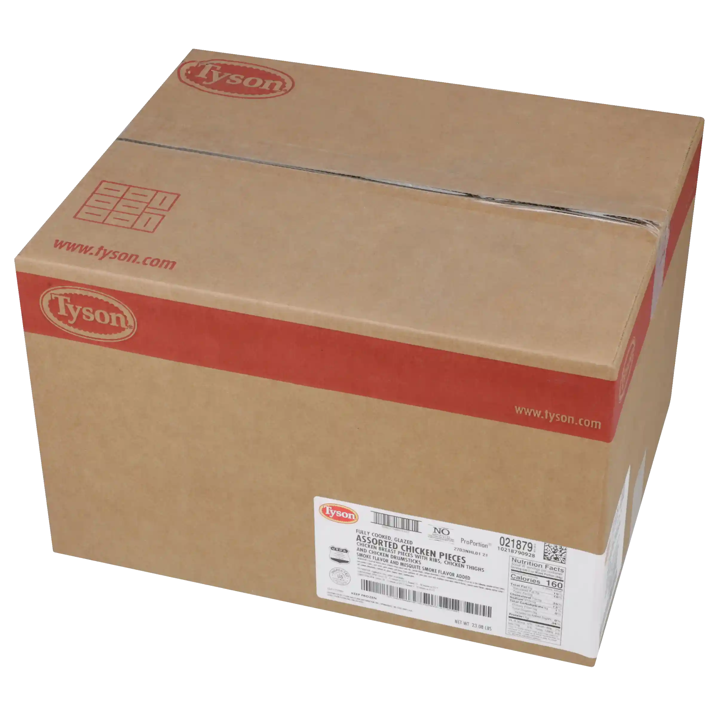 Tyson® ProPortion® Fully Cooked Glazed Mesquite Smoke Flavor Added, Assorted Chicken Pieces _image_5