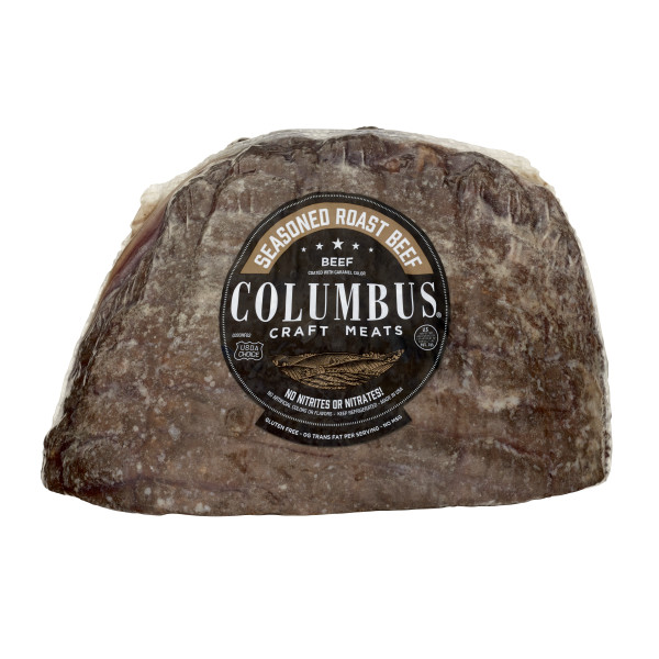 COLUMBUS(r) Seasoned Roast Beef 2/6lb . C1CB - Front Center Inner Pack (Hi Res)