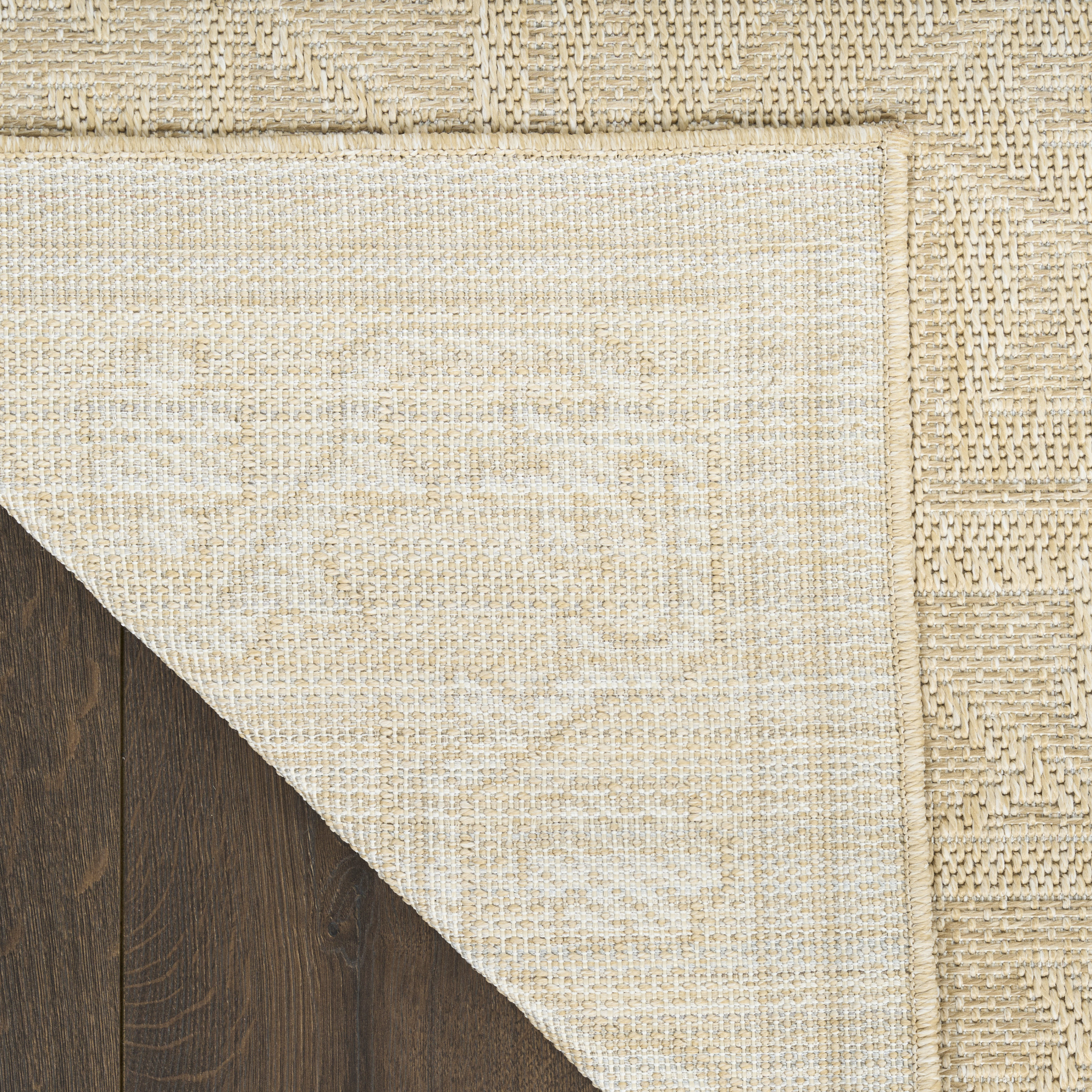 Nourison Tulum 2'2" x 8' Cream Outdoor Rug