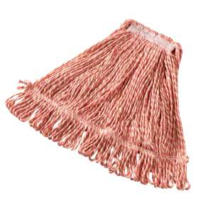Rubbermaid Commercial, Super Stitch®, 20oz, Looped-End, 1" Headband, Blend, Red, Wet Mop