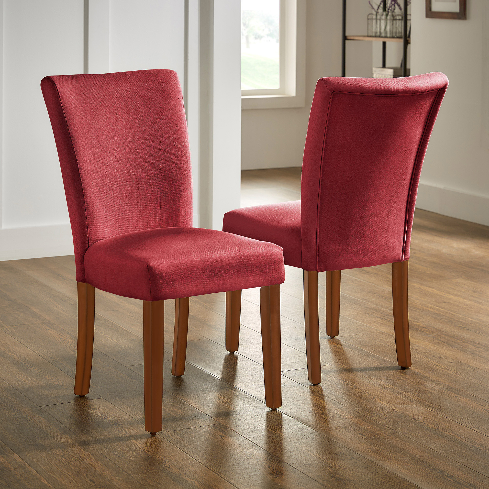 Upholstered Parsons Dining Chairs (Set of 2)