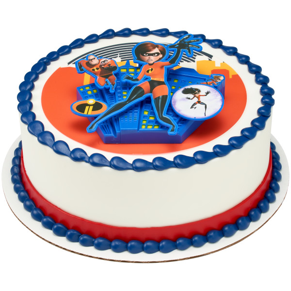 Disney and Pixar's Incredibles 2 We are Incredible PhotoCake® Edible Image® DecoSet® Background