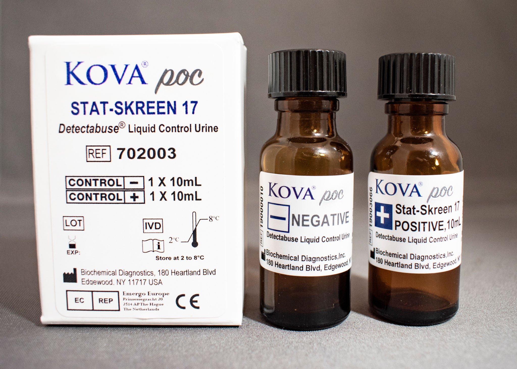 LGC Clinical Diagnostics Inc CONTROL, STAT-SKREEN POSITIVE & NEGATIVE 17DRUG 2X10ML