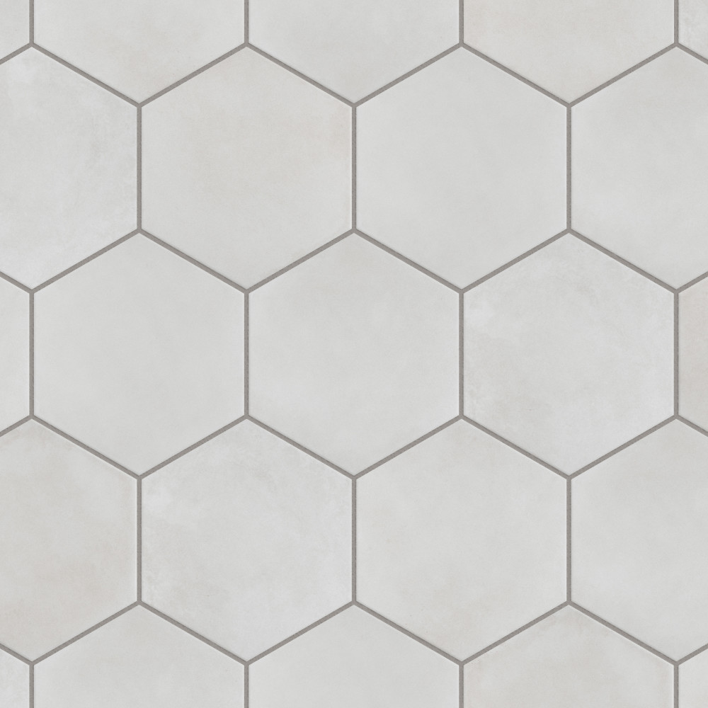 Matter Hex Bone 7.88x9 Hexagon Porcelain Floor and Wall Digital Pattern