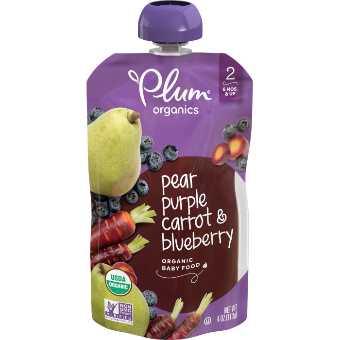 Pear, Purple Carrot & Blueberry Baby Food