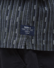Alston Relaxed Jacquard Shirt Navy
