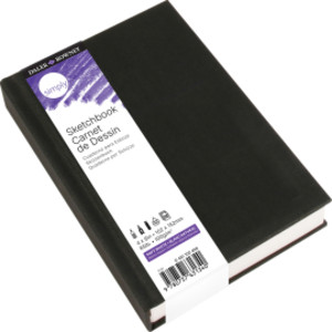 Simply Sketchbook, Hardcover, Soft White Pages, 4 in x 6 in, 110 Sheets