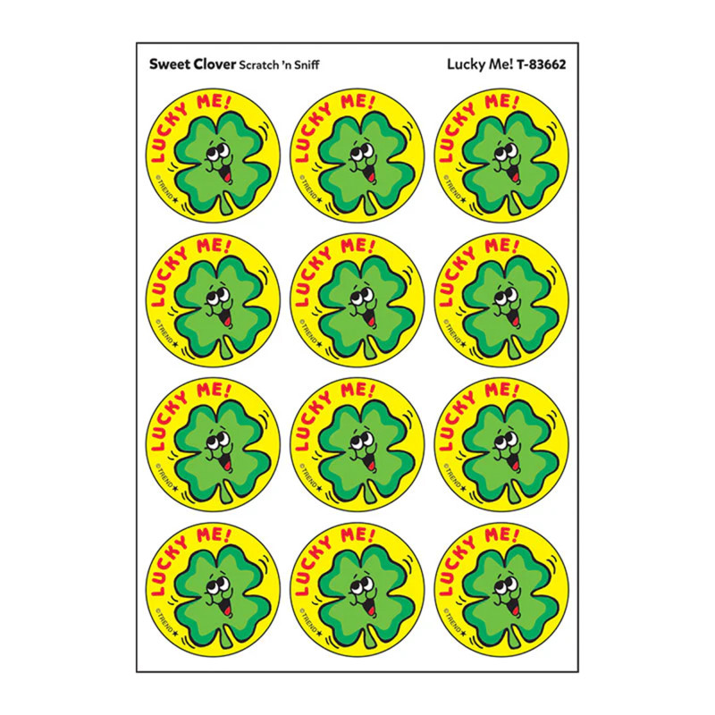 Lucky Me!/ Sweet Clover Scent Stickers, 24 ct.