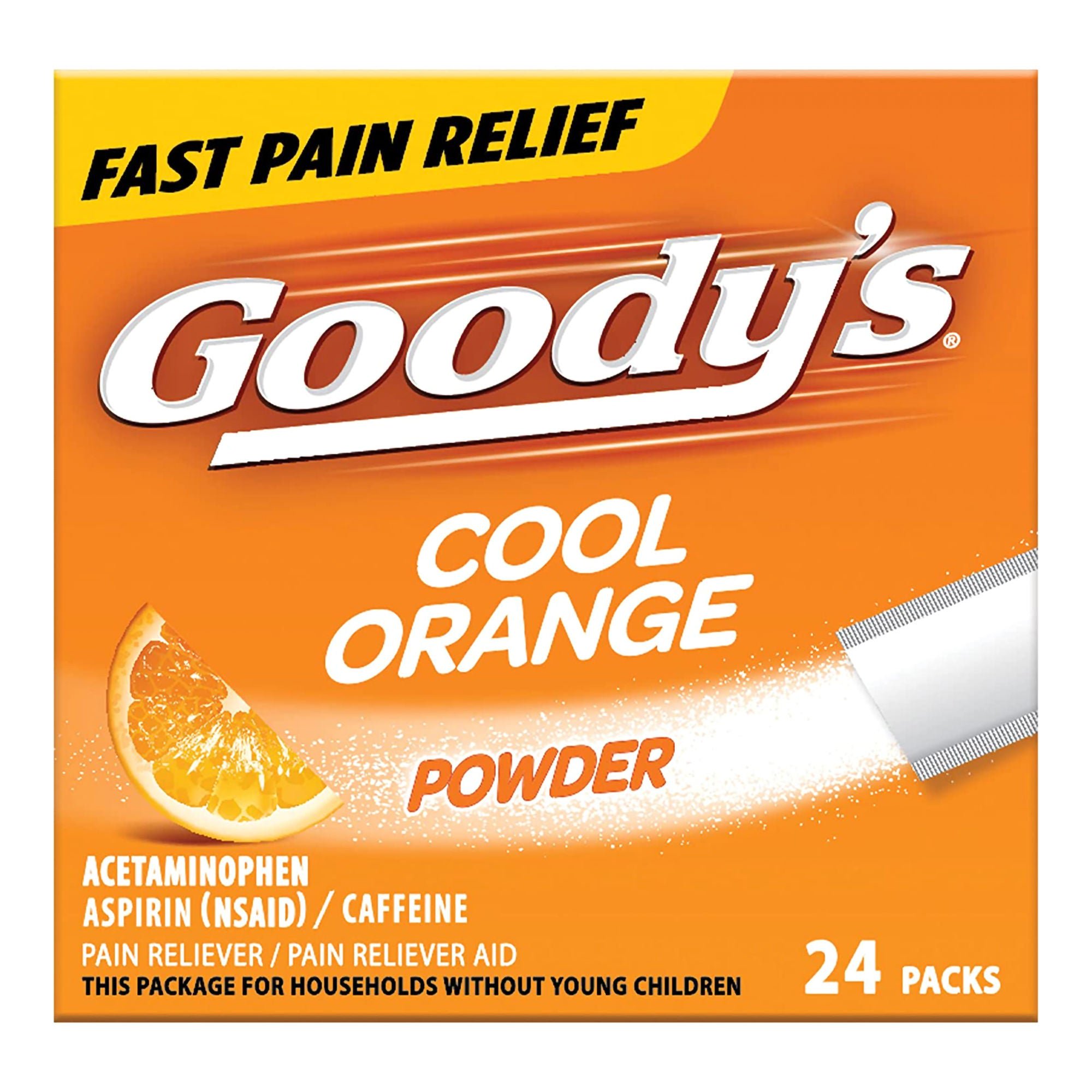 Goody's® Pain Reliever Powder Packs Cool Orange