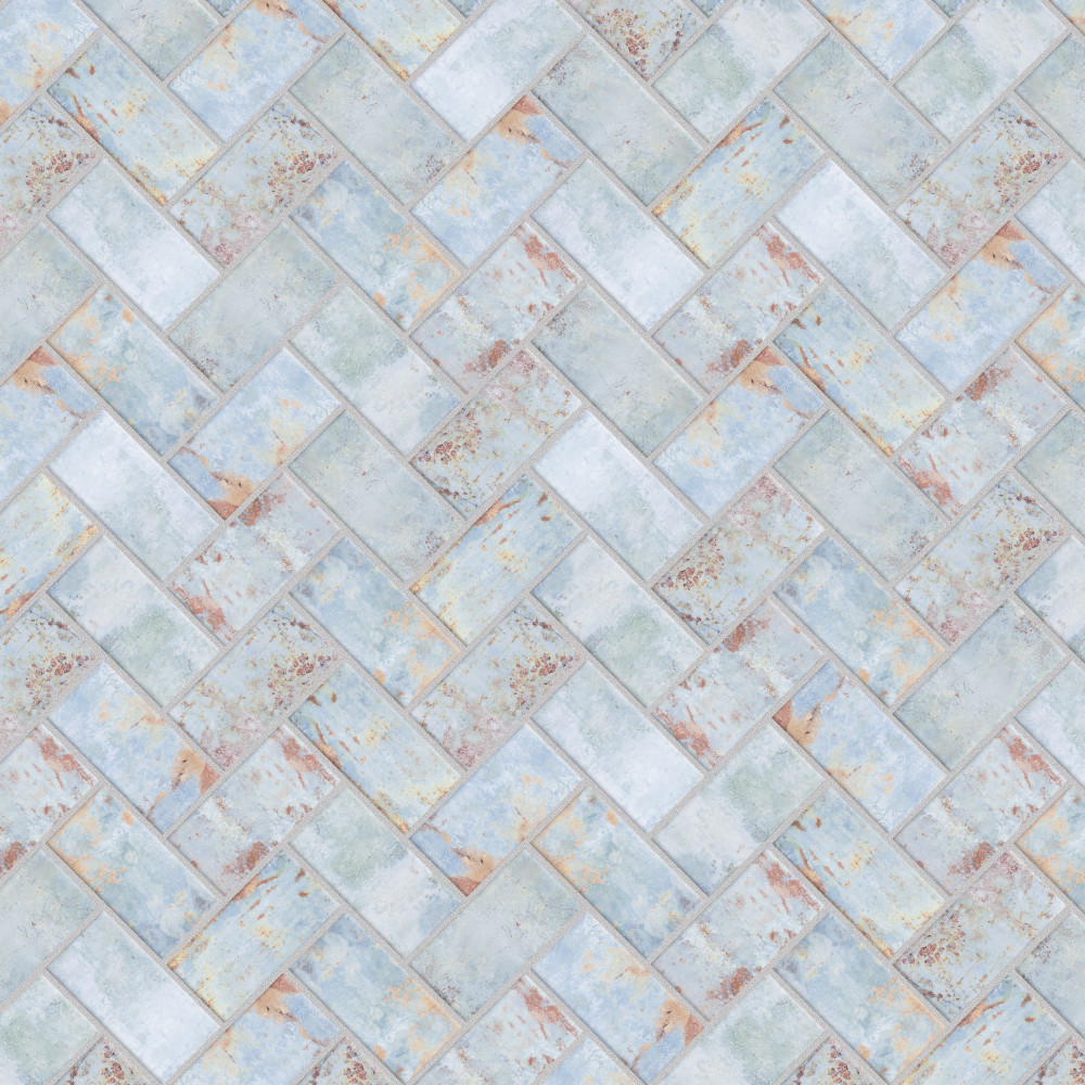 Biarritz Blue 3 in. x 6 in. Ceramic Wall Tile | Merola Tile