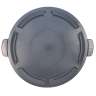 Impact, Gator®, Round, Plastic, 32 gal, Gray, Receptacle Lid