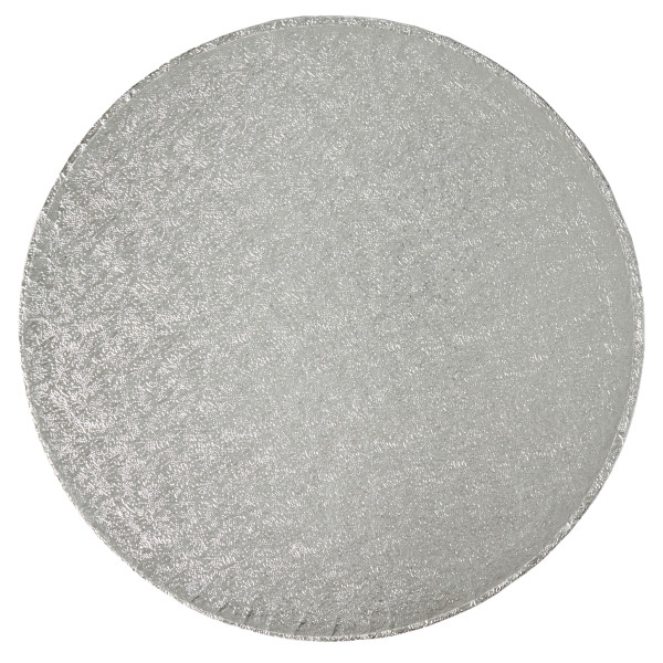 10" Round Silver Foil Cake Board