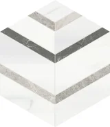 Waterjet Stone Mosaics Mist 5×6 Hexo Mosaic Honed