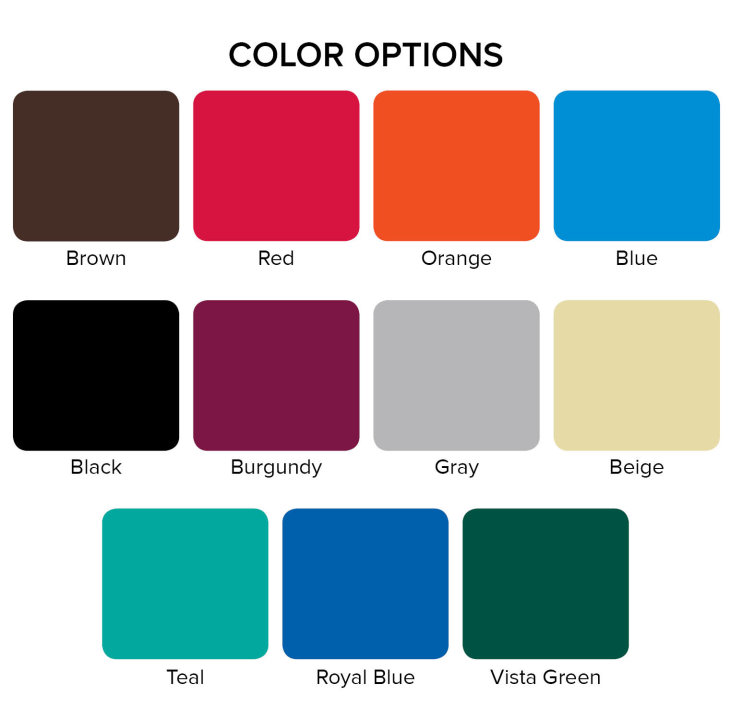 Traex Premium Fast Food Tray Color Options