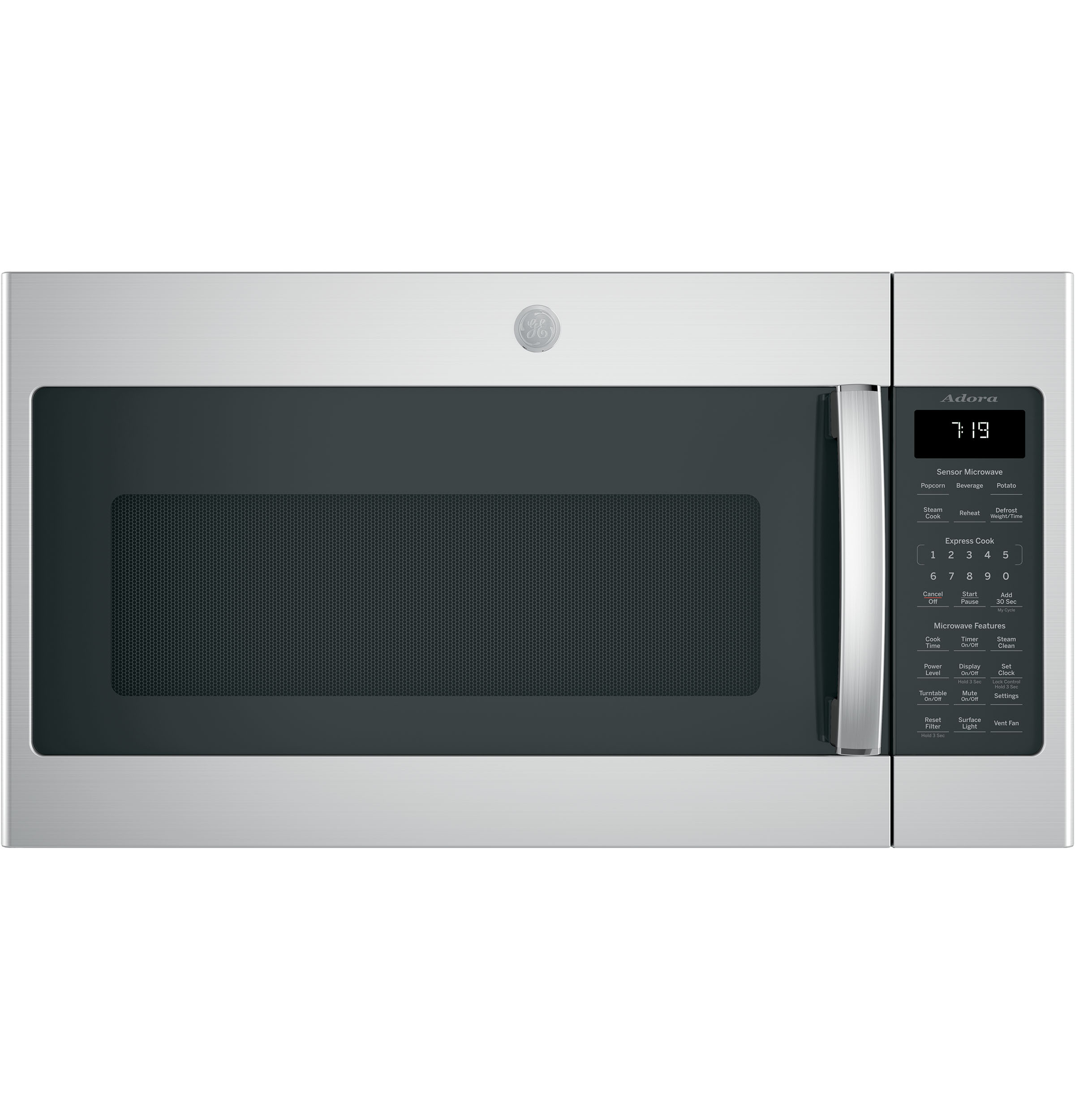 Adora series by GE® 1.9 Cu. Ft. Over-the-Range Sensor Microwave Oven