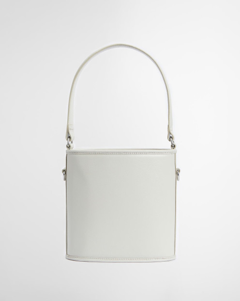 Laire Leather Bucket Bag Light Sand