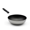11-inch carbon steel induction stir-fry pan with SteelCoat x3™ nonstick coating and silicone handle