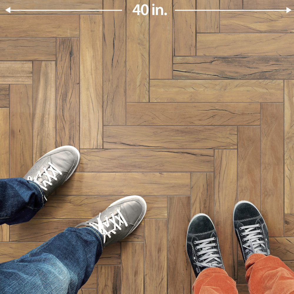 Kings Forest Natural 2-7/8 in. x 17-3/4 in. Ceramic Floor and Wall Tile