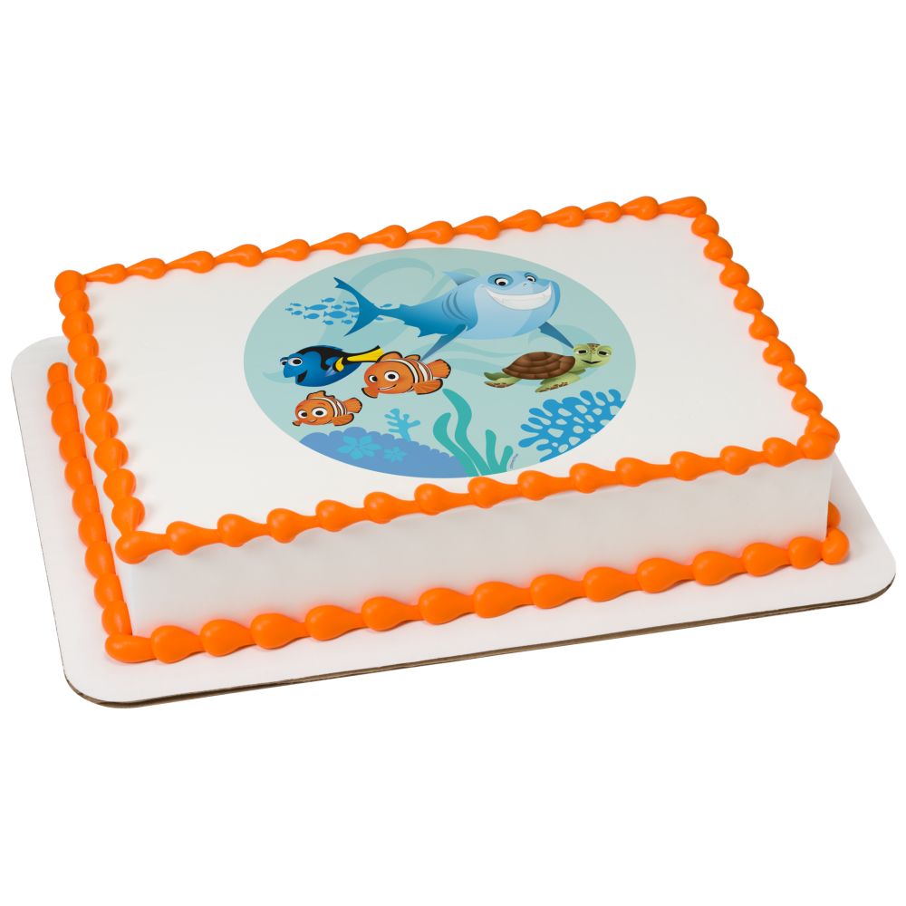 Image Cake Disney and Pixar's Finding Nemo Adventures