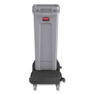 Rubbermaid Commercial, Vented Slim Jim, 23 gal, Resin, Gray, Rectangle, Receptacle