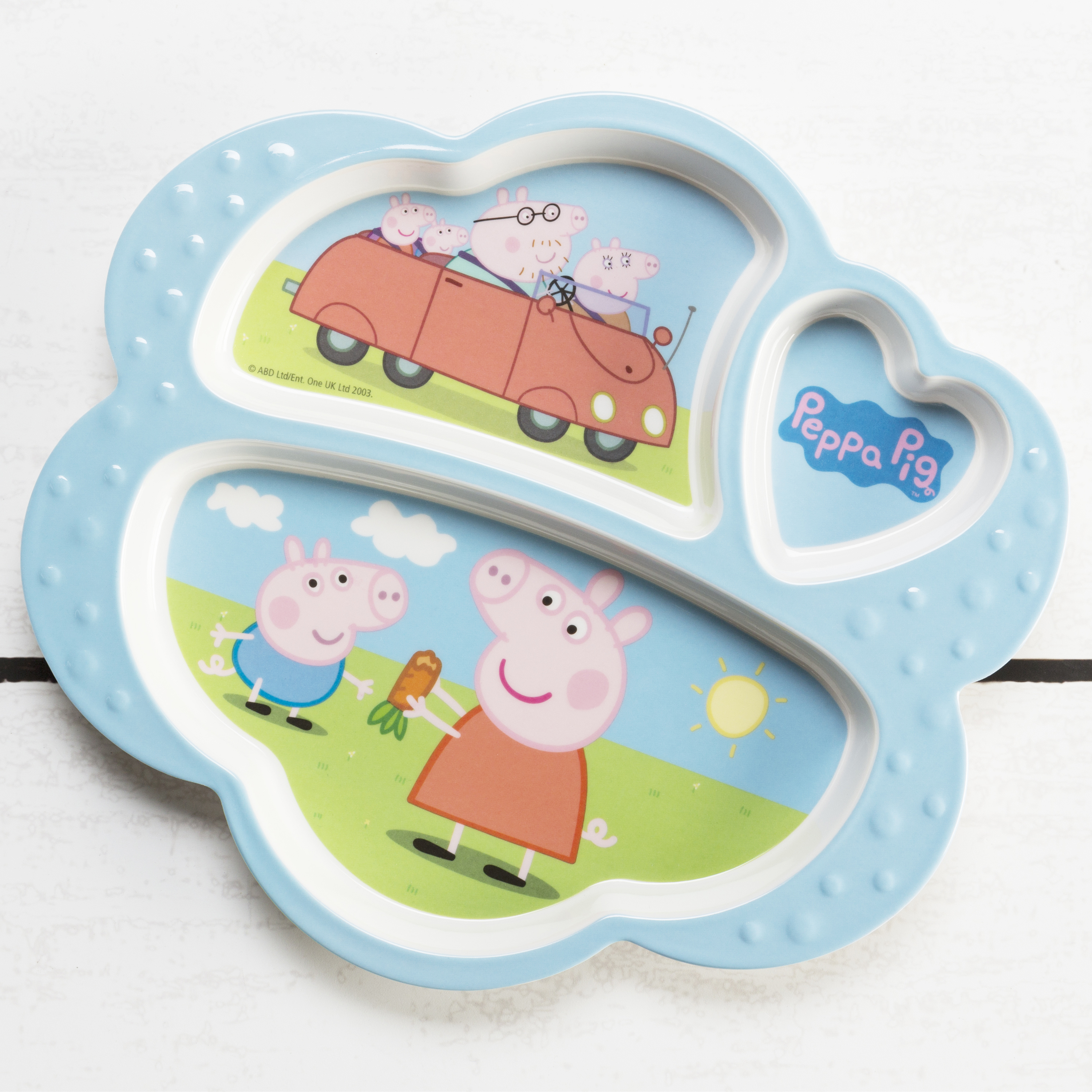 Nick Jr. Kid’s Dinnerware Set, Peppa Pig, 3-piece set slideshow image 4 Nick Jr. Kid’s Dinnerware Set, Peppa Pig, 3-piece set slideshow image 4