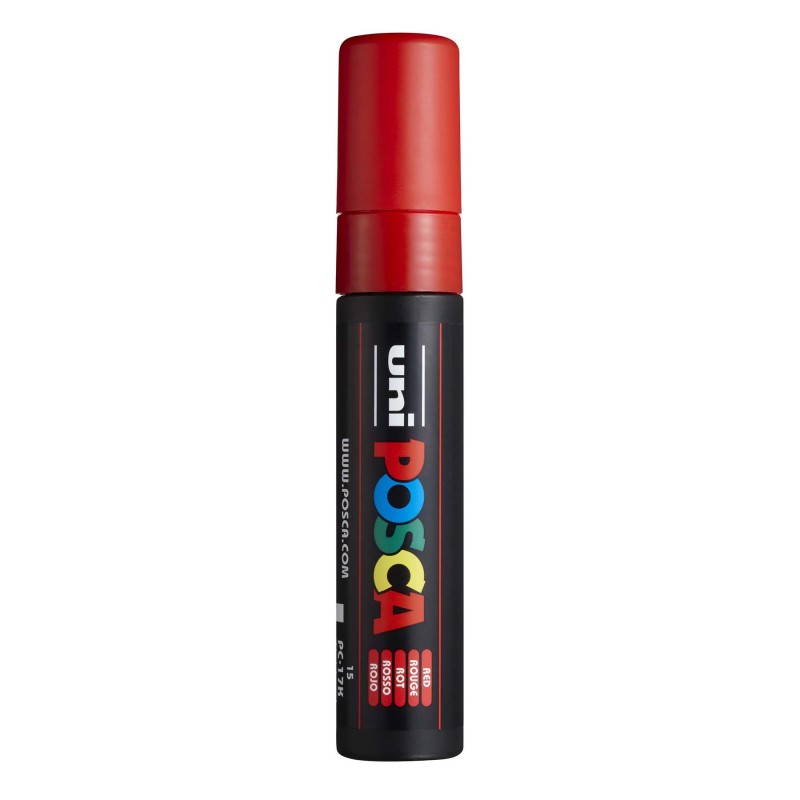 PC-17K Paint Marker, Extra Broad Tip (15 mm), Red