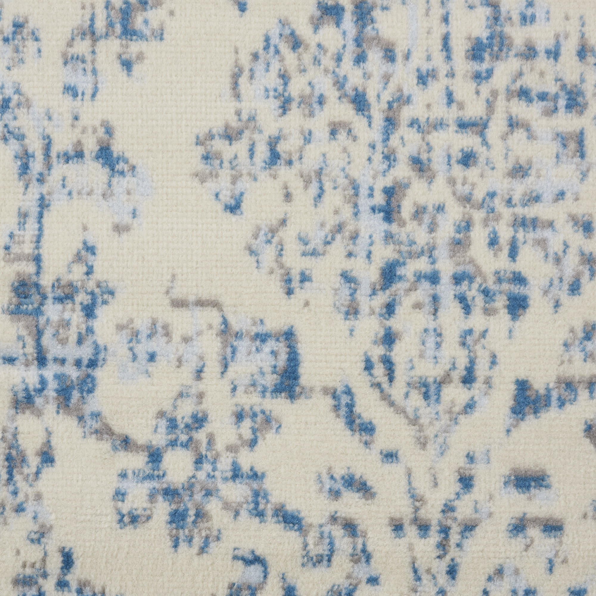 Nourison Jubilant 3' x 5' Ivory Blue Vintage Indoor Rug