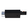 SurfaceWiring Conduit Feed, Black, 1 in.W