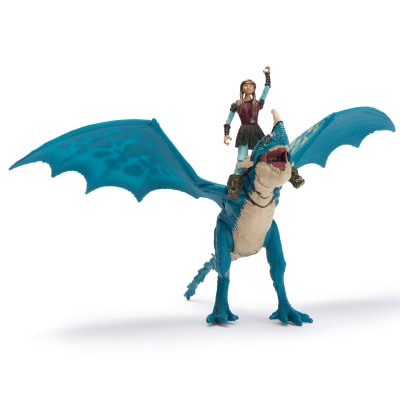 Dreamworks Dragons, How to Train Your Dragon, Deadly Nadder & Astrid, Viking Duo Action Figures, Kids Toys for Boys Ages 4 and up