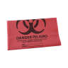 Boardwalk,  LLDPE Liner, 45 gal Capacity, 40 in Wide, 46 in High, 1.3 Mils Thick, Red