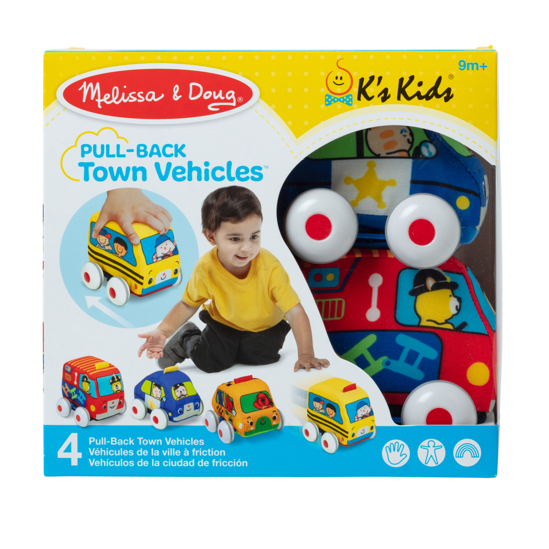 Melissa & Doug Pull-Back Vehicles Baby and Toddler Toy