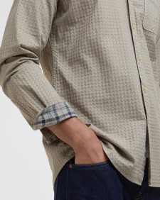 Hemd Irvine Textured Tailored 