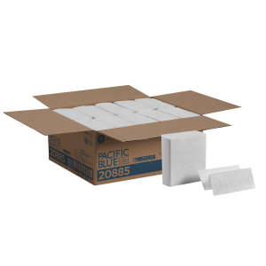 Georgia Pacific, Pacific Blue Ultra™, Folded Towel, C-Fold, 1 ply, White