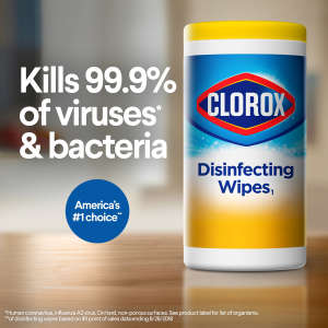 Clorox, CloroxPro Disinfecting Wipes, Lemon Scent,  35 Wipes/Container