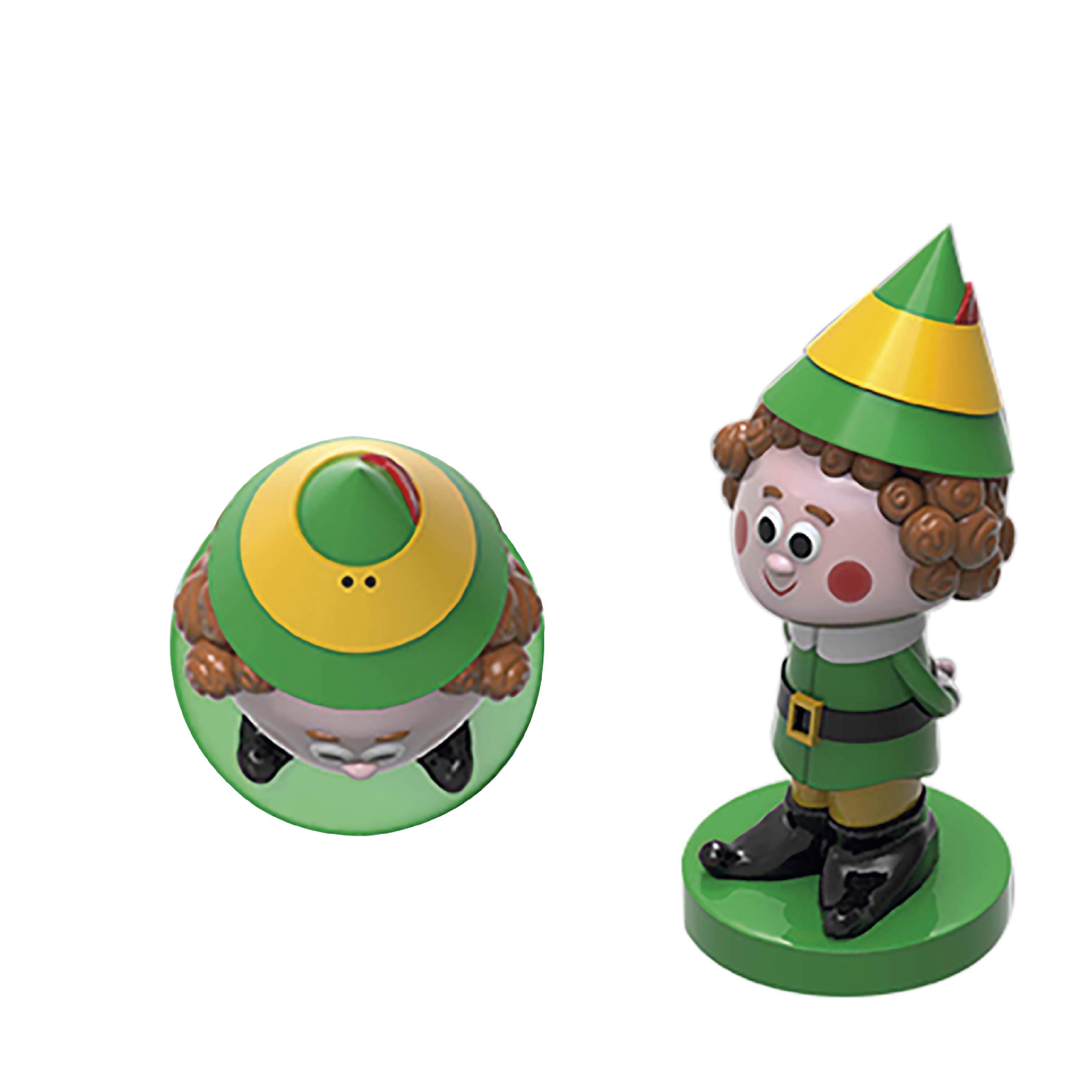 Christmas Collectibles Salt and Pepper Shaker Set, Elf & Snowman, 2-piece set slideshow image 4 Christmas Collectibles Salt and Pepper Shaker Set, Elf & Snowman, 2-piece set slideshow image 4