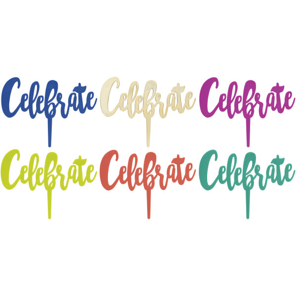 Celebrate Assortment Plastic Candle Holder