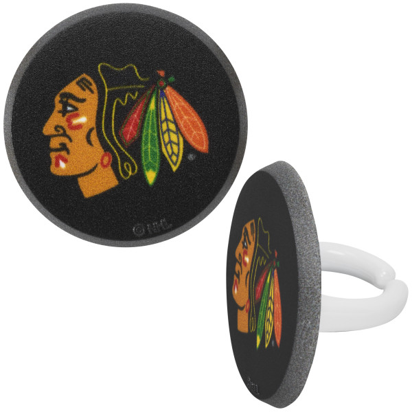 NHL® Team Puck Cupcake Rings