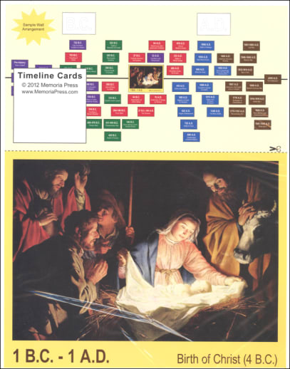 Memoria Press Timeline Wall Cards