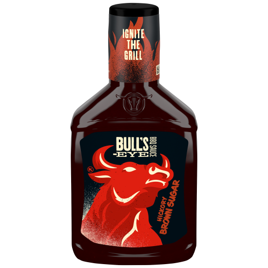Bull's-Eye Brown Sugar & Hickory BBQ Sauce, 18 oz Bottle 